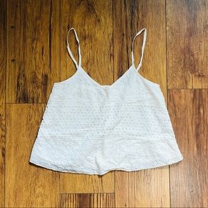 Hollister Eyelet Crop Top